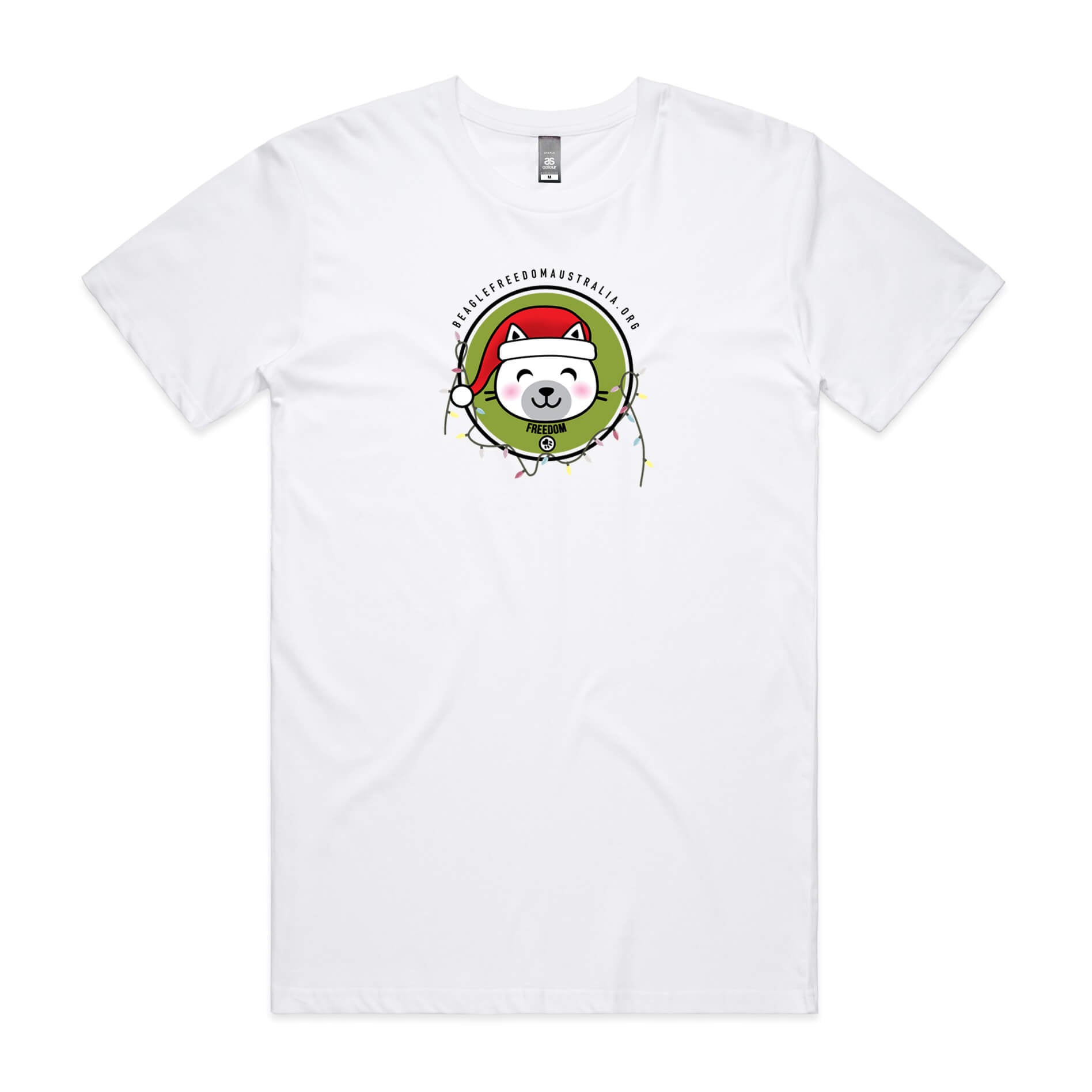 Beagle Freedom Australia Christmas Cat Tee