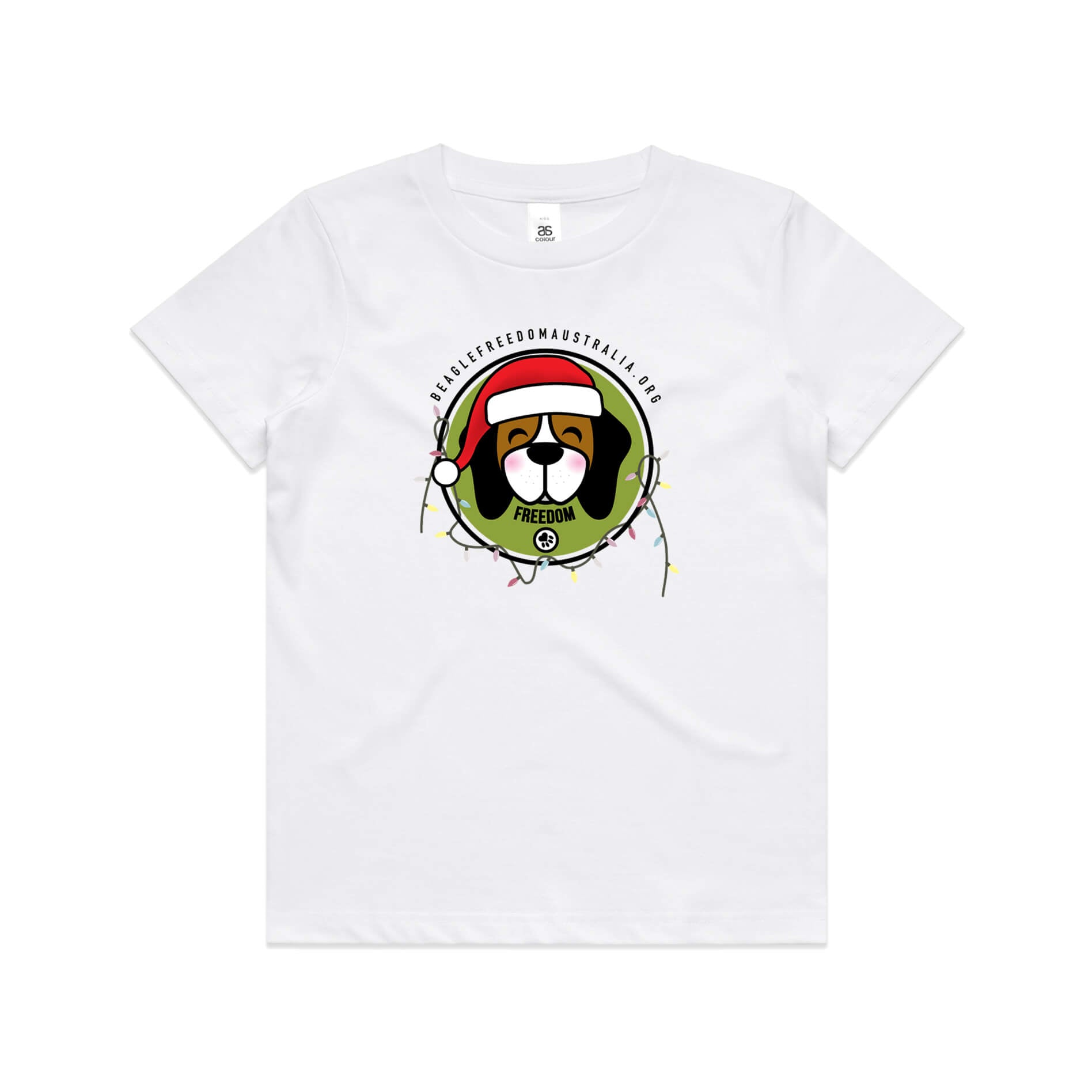 Beagle Freedom Australia Kids Christmas Tee