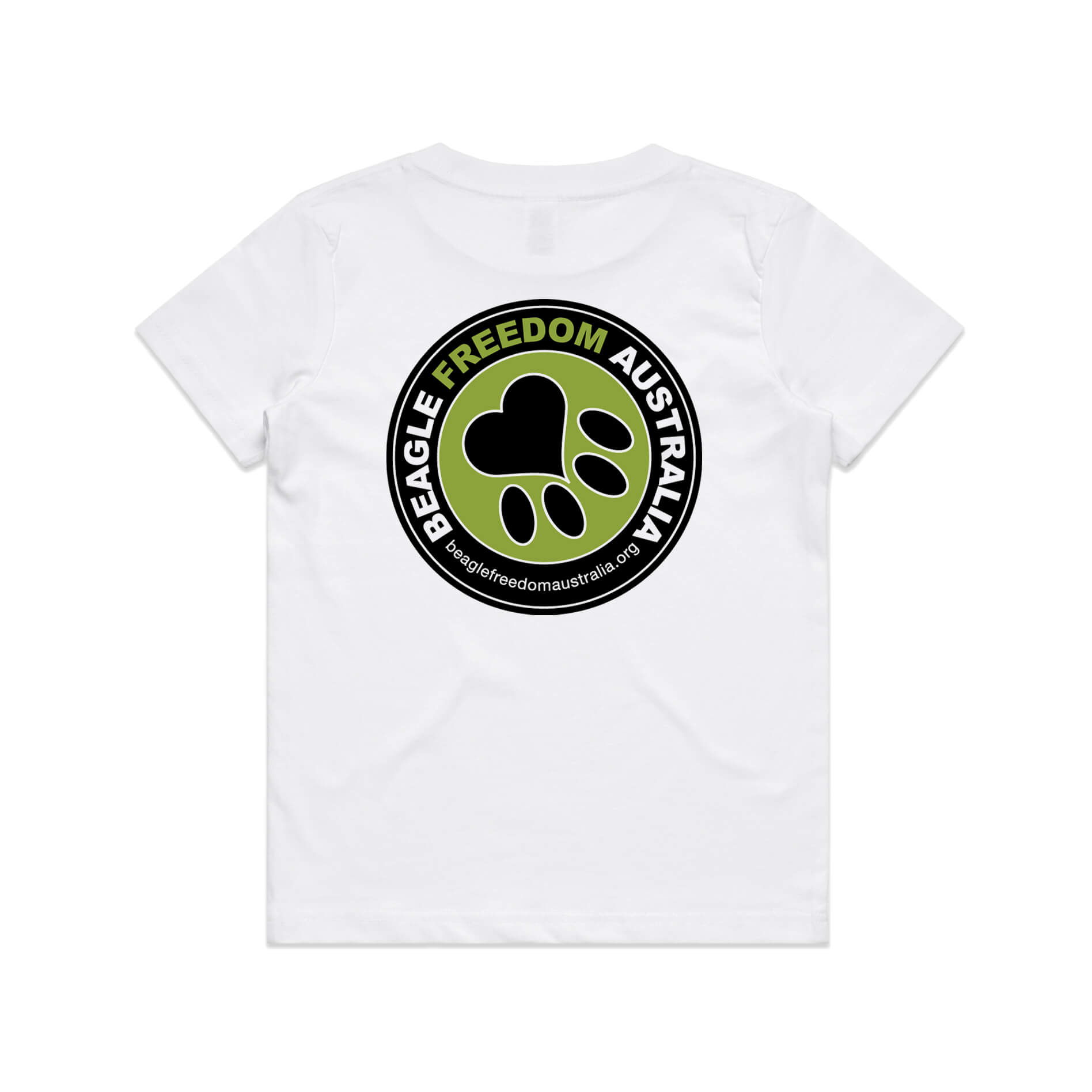 Beagle Freedom Australia Kids Double Logo Tee