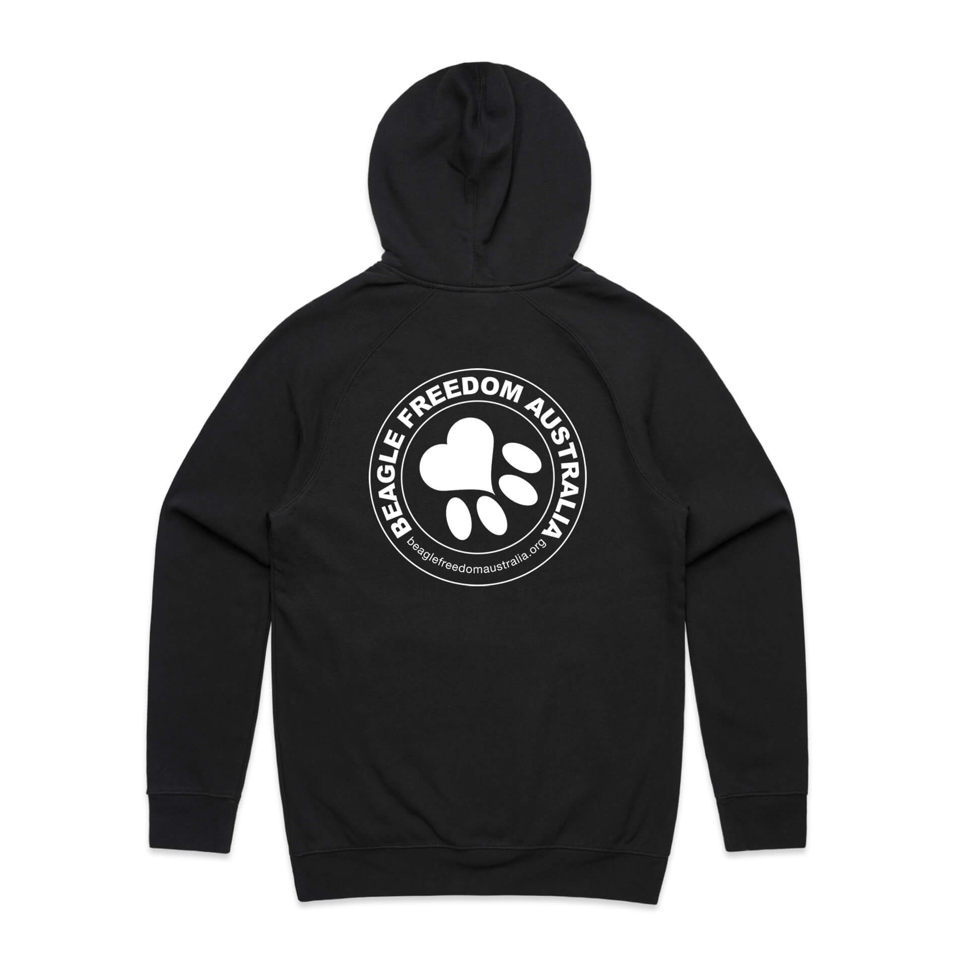 Beagle Freedom Australia Mens Double Logo Hoodie