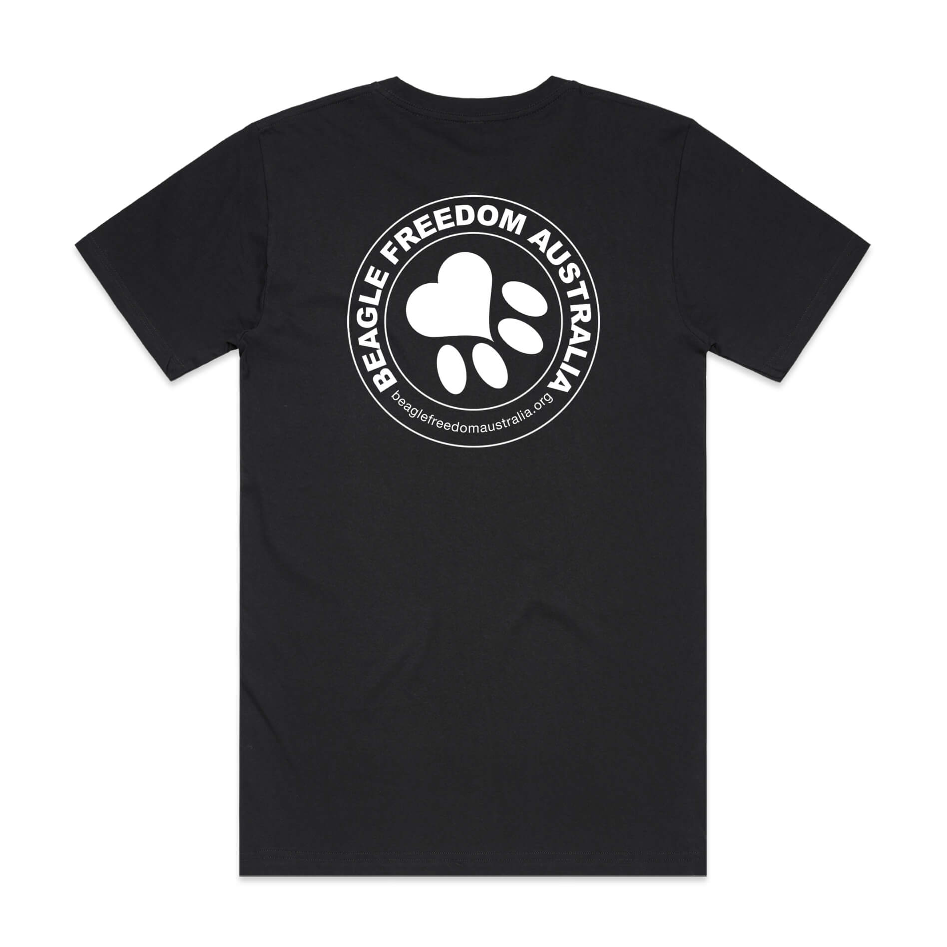 Beagle Freedom Australia Mens Double Logo Tee