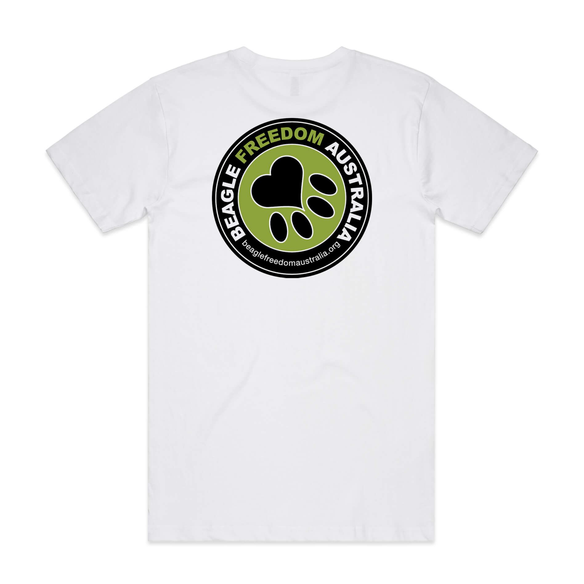 Beagle Freedom Australia Mens Double Logo Tee