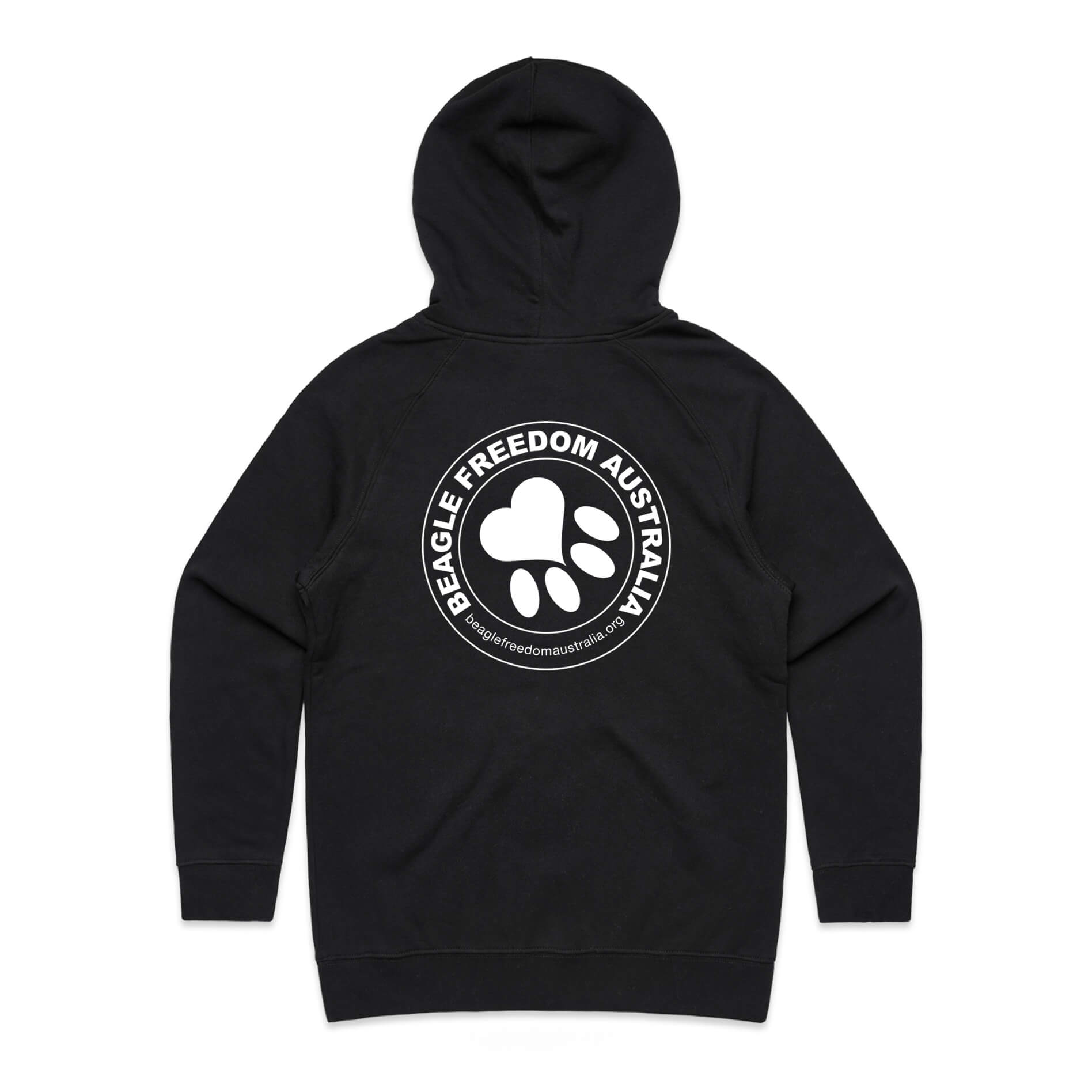 Beagle Freedom Australia Womens Double Logo Hoodie