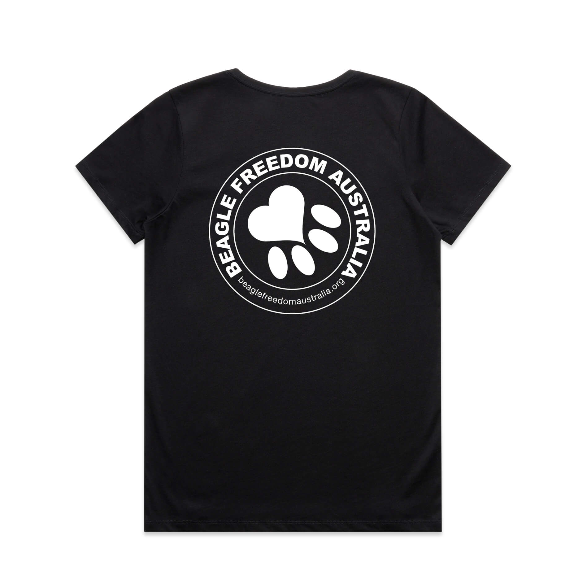 Beagle Freedom Australia Womens Double Logo Tee