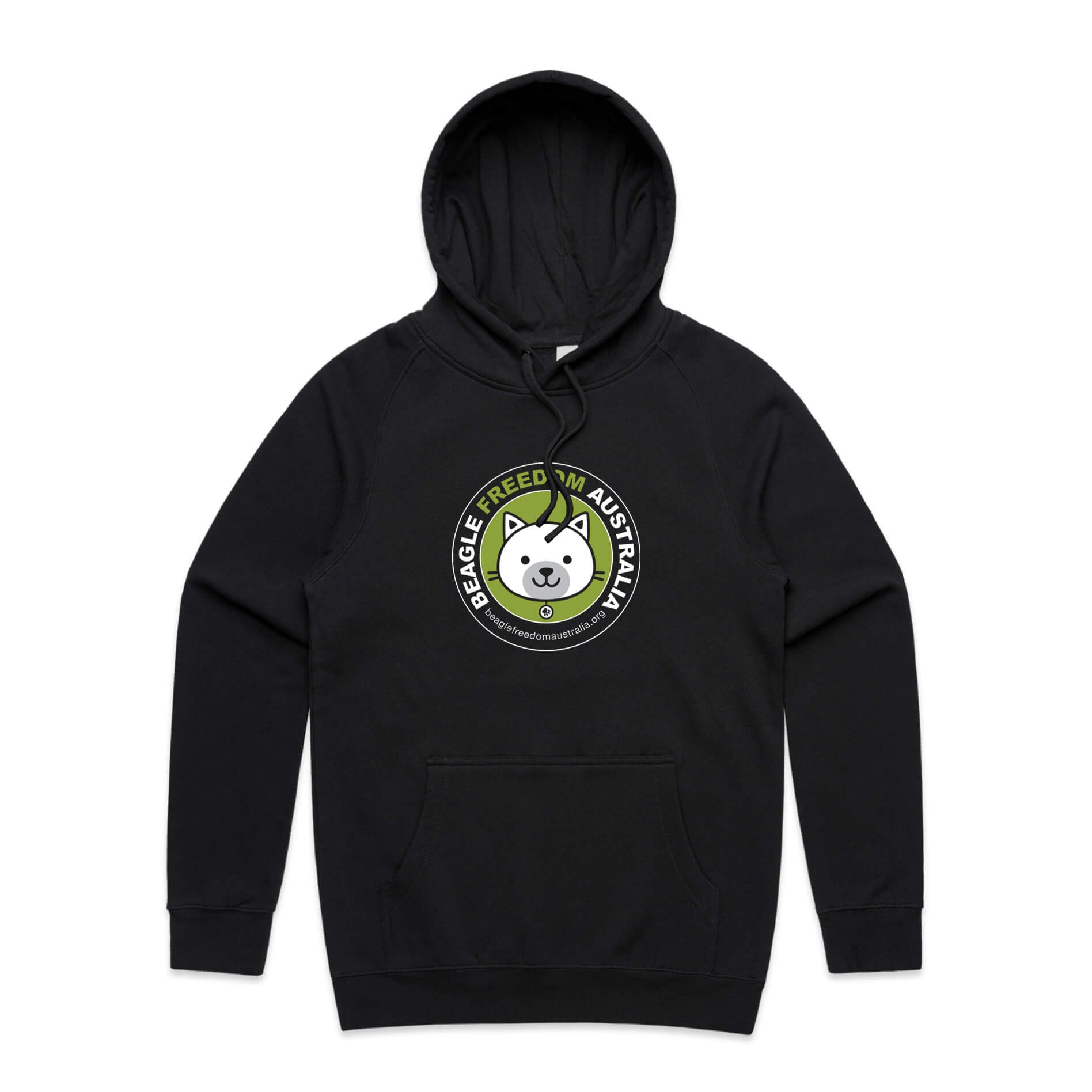 Beagle Freedom Australia Mens Cat Hoodie