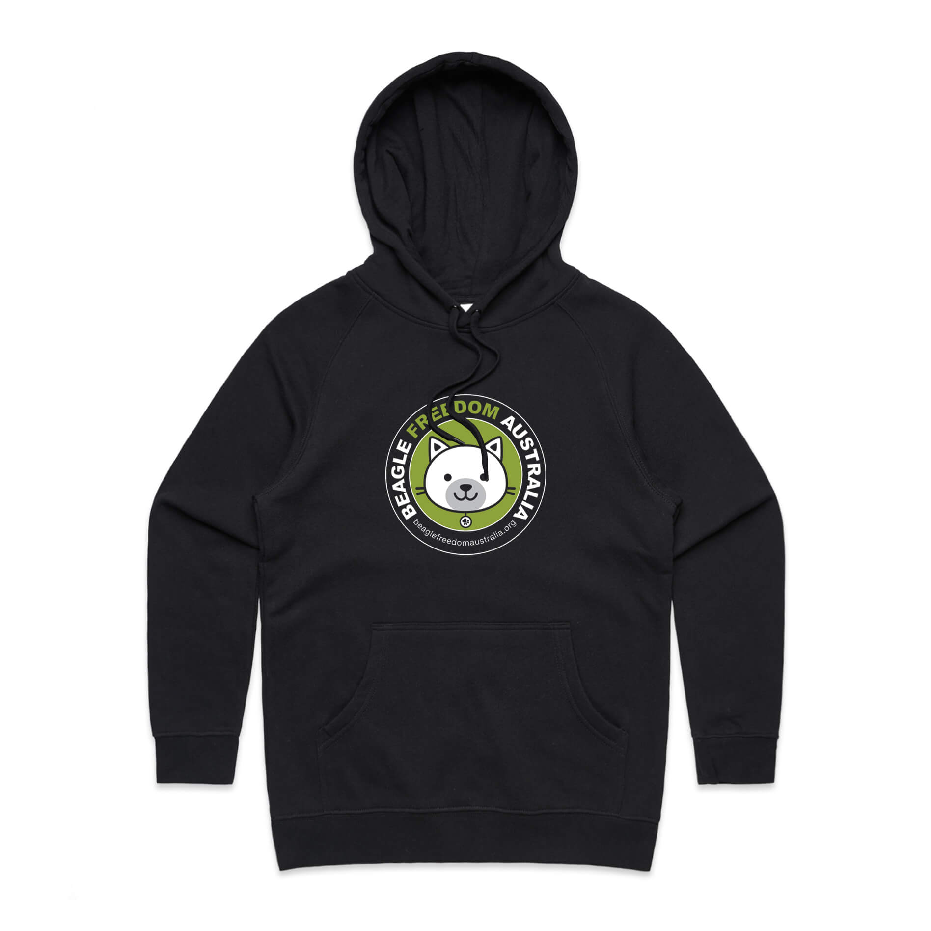 Beagle Freedom Australia Womens Cat Hoodie