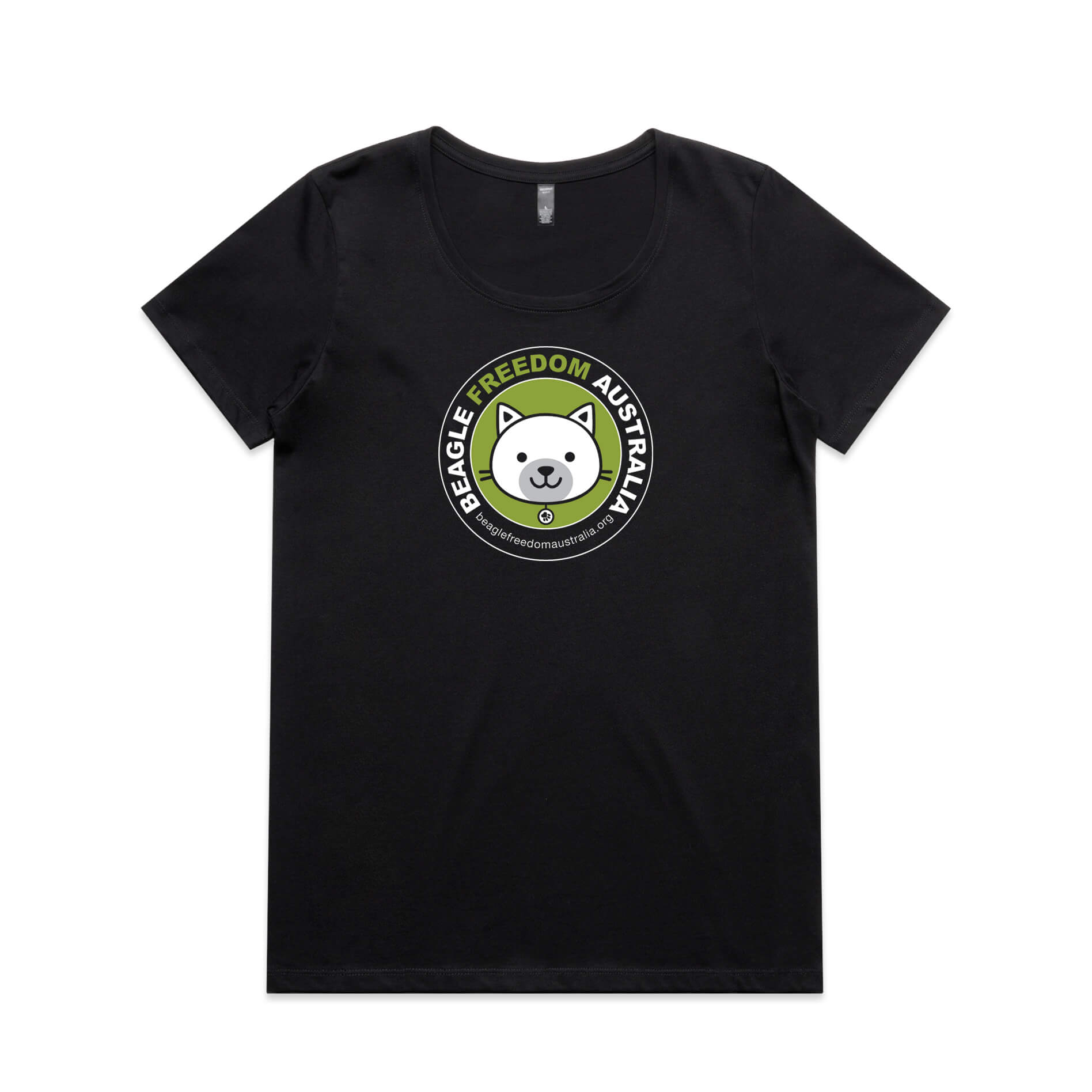 Beagle Freedom Australia Womens Cat Tee