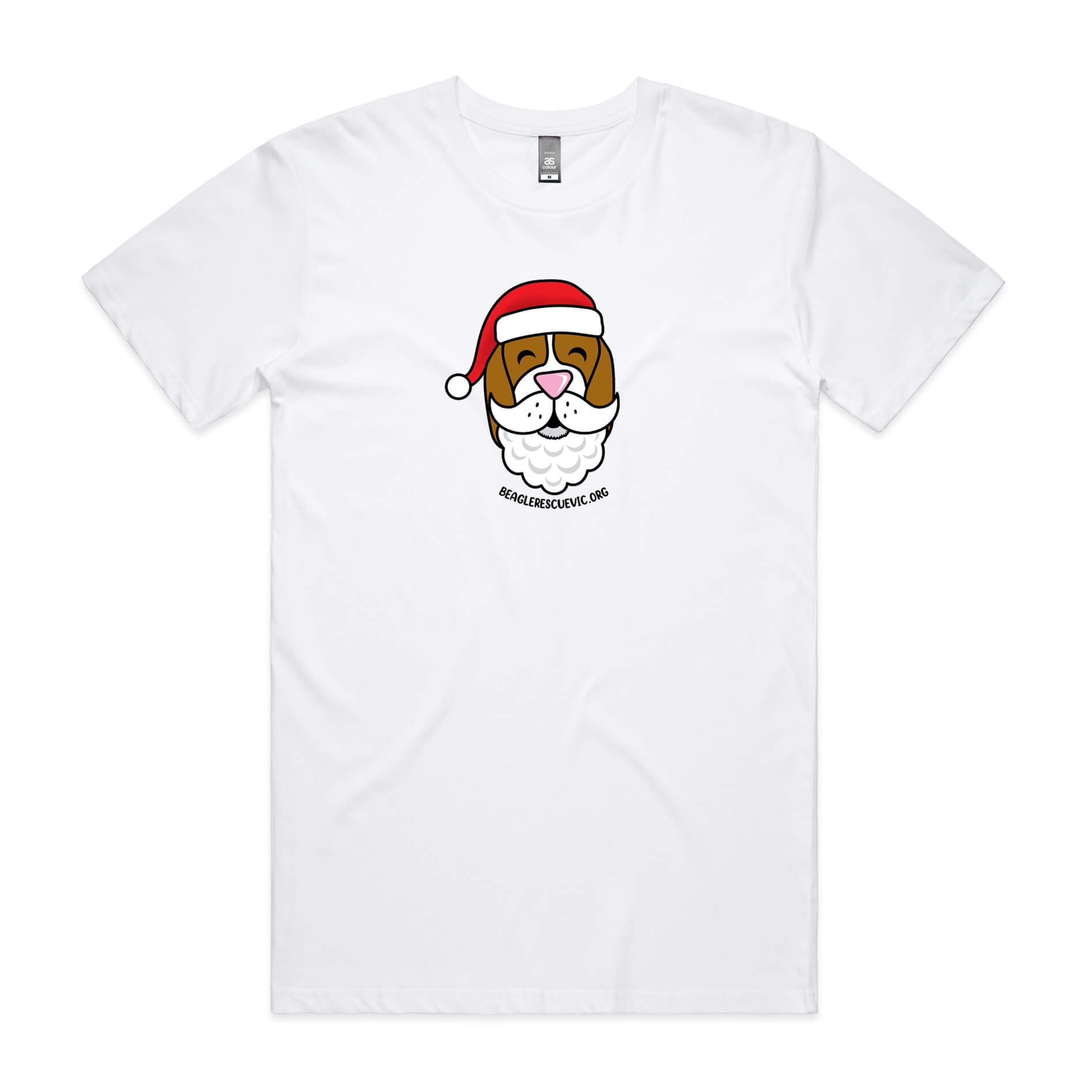 Beagle Rescue Victoria Mens Christmas Tee