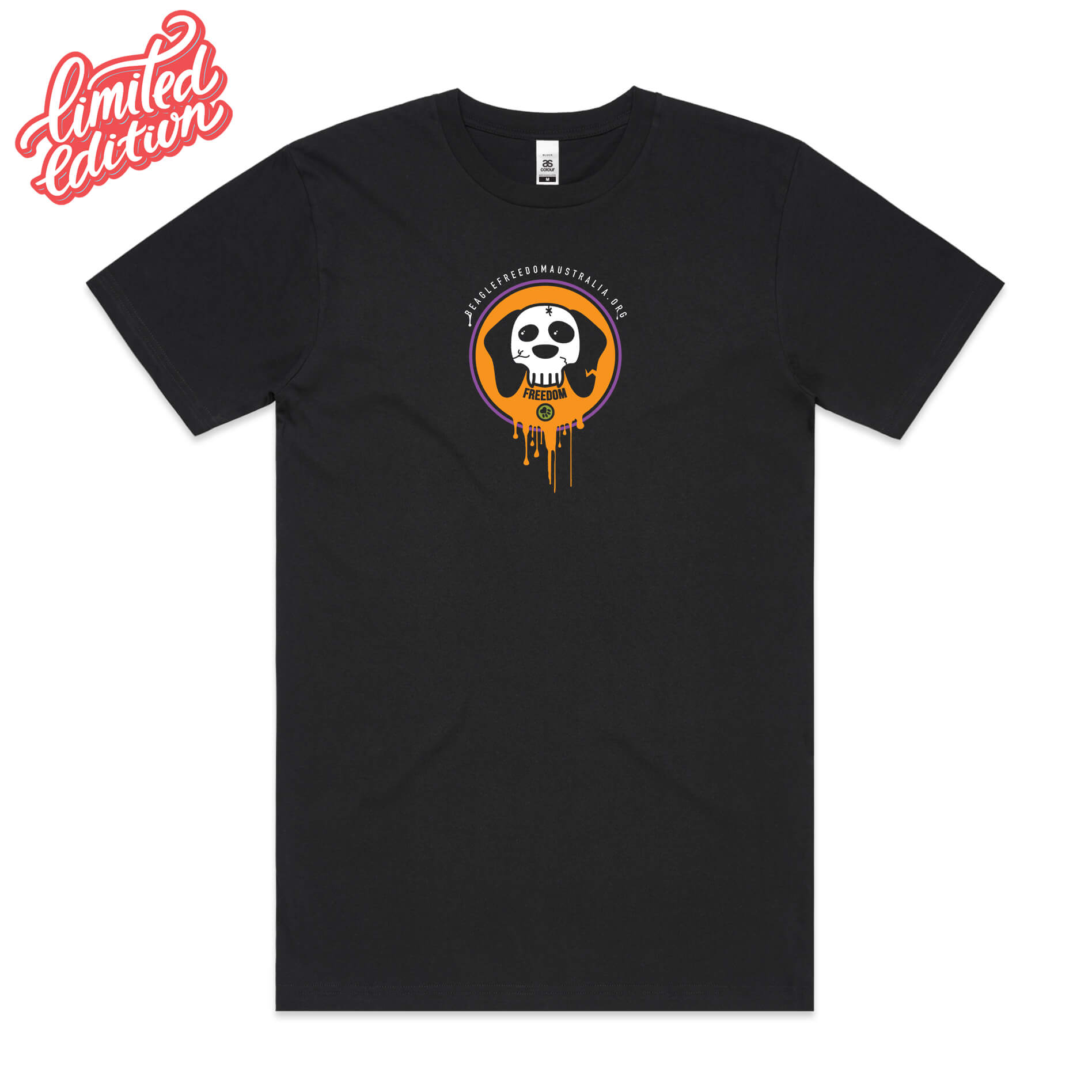 Beagle Freedom Australia Mens Halloween Tee